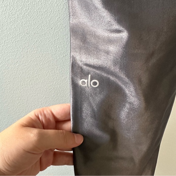 ALO Yoga High Waist Shine Legging Anthracite - Picture 4 of 4